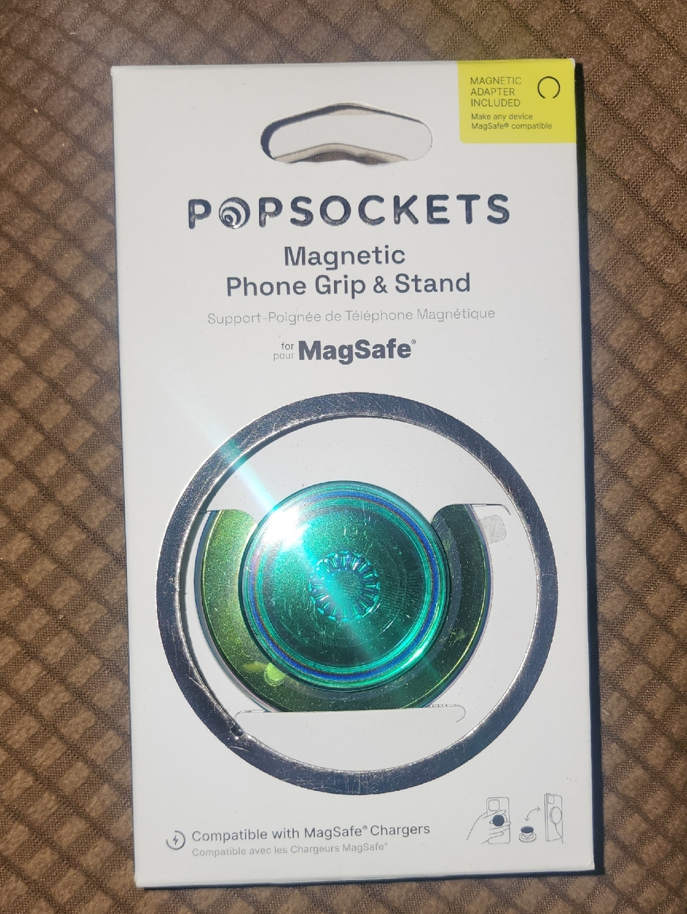 PopSocket Magnetic Phone Grip & Stand - Iridescent Teal Green